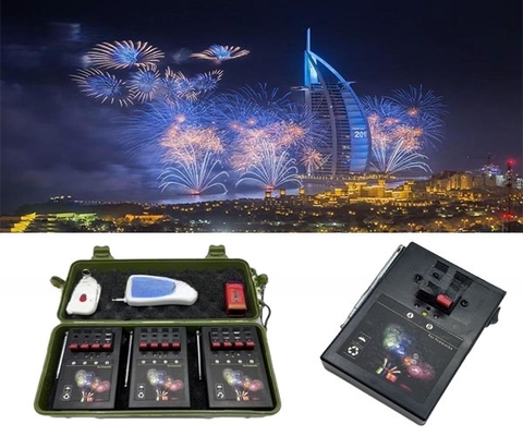70-100m Remote Control Stage Indoor Cold Fountain Base Electronic Firing System Kebakaran