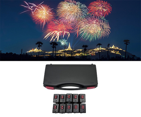 70-100m Remote Control Stage Indoor Cold Fountain Base Electronic Firing System Kebakaran