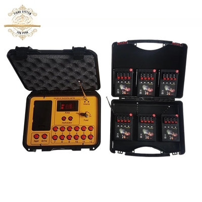 12 Cue Rechargeable Remote Control Stage Air mancur dalam ruangan Sistem penembakan kembang api