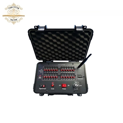 12 Cue Rechargeable Remote Control Stage Air mancur dalam ruangan Sistem penembakan kembang api