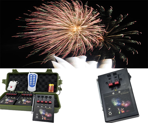 Efek Campuran Plastik Wireless Firing System Fireworks Transmitter Control Balon