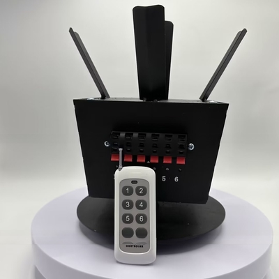 IP55 Rotating Fireworks Fountain Machine Wireless Sequential Remote Control 500m Sistem Menembak Kembang Api