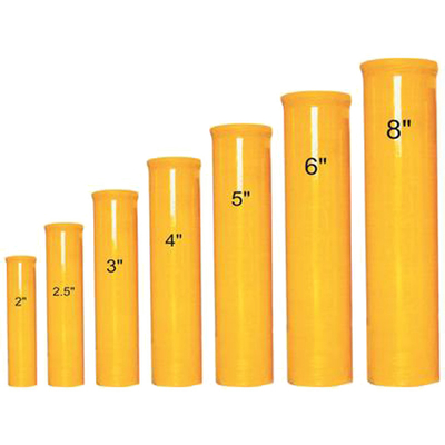 HDPE Fiberglass Firework Mortar Tubes 3 Inch 4 Inch Untuk Partai