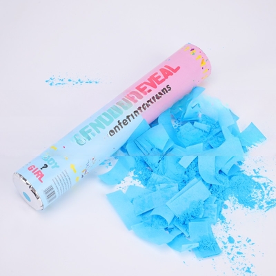 Pink Blue Biodegradable Wedding Confetti Poppers Poppers Jenis Kelamin