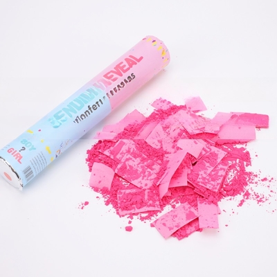 Pink Blue Biodegradable Wedding Confetti Poppers Poppers Jenis Kelamin