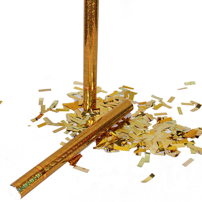 Handheld Wedding Confetti Popper Gold Confetti Shooter Untuk Dekorasi Pesta Festival