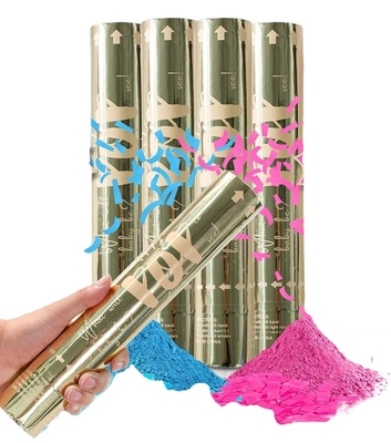 Pink Party Time Confetti Shooter Biodegradable untuk pernikahan ulang tahun