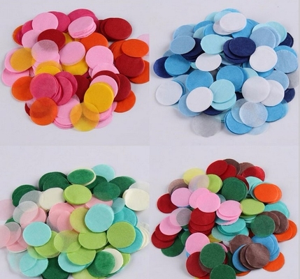 Pink Circle Tissue Paper Confetti Perayaan Pernikahan Pesta Ulang Tahun
