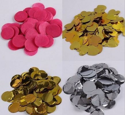 Pink Circle Tissue Paper Confetti Perayaan Pernikahan Pesta Ulang Tahun