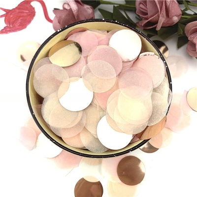 Bentuk Bulat Tissue Paper Confetti Party Poppers Biodegradable