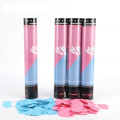 Safe Powder Menunjukkan Jenis Kelamin Cannon Custom Confetti Poppers Handheld