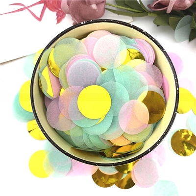 Hot Sale Ide-ide baru ramah lingkungan Biodegradable confetti untuk blaster yang dibuat dari kertas beras