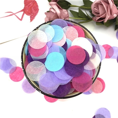 Hot Sale Ide-ide baru ramah lingkungan Biodegradable confetti untuk blaster yang dibuat dari kertas beras