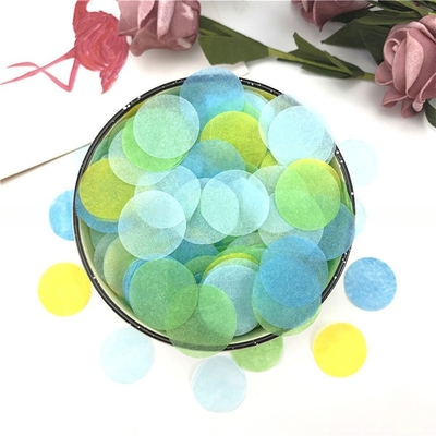 Hot Sale Ide-ide baru ramah lingkungan Biodegradable confetti untuk blaster yang dibuat dari kertas beras
