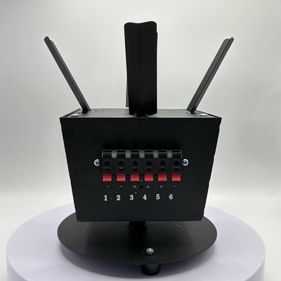 Remote Control Rotating Firing Systems Untuk Air Mancur Tahap Dengan Baterai AA