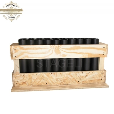 Rak Kerangka Api Kayu Serbaguna Rack Mortar Tampilan