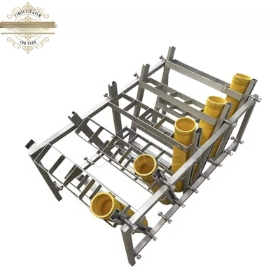 Aluminium Roket / Rudal kembang api Rak besi Disesuaikan