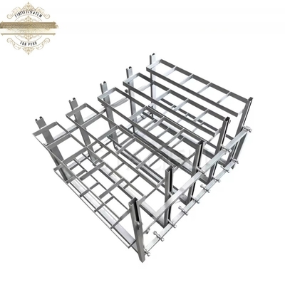 Aluminium Roket / Rudal kembang api Rak besi Disesuaikan