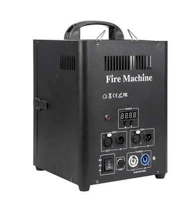 Dual Head Blowtorch Stage Flame Thrower Mesin Api Dingin 120W DMX512 Control