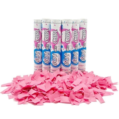 Eco friendly Confetti Cannon Confetti Shooter Party Popper Confetti Cannon Biodegradable Bayi mengungkapkan jenis kelamin
