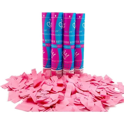 Bayi Mengungkapkan Jenis Kelamin Konfetti Cannon Biru atau Pink Anak laki-laki atau perempuan Partai Popper Slip 30/45/60cm