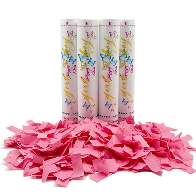 Eco friendly Confetti Cannon Confetti Shooter Party Popper Confetti Cannon Biodegradable Bayi mengungkapkan jenis kelamin