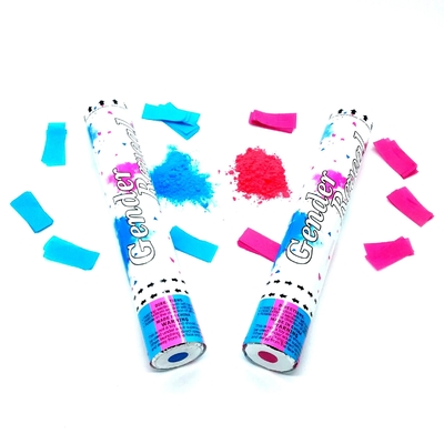 30cm Handheld Gender Reveal Smoke Confetti Powder Cannon dengan Air Compressed Power
