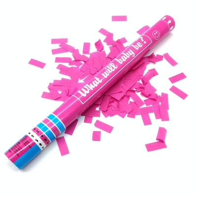 Biru dan Pink Biodegradable Flameproof Party Confetti Popper Twist Style untuk setiap kesempatan