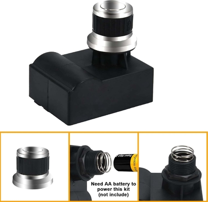 CSA &amp; CE Sertifikasi Universal Spark Generator Hitam Plastik Casting Gas Grill Listrik Silver Push Button Igniter