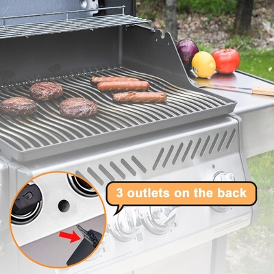 CSA &amp; CE Sertifikasi Universal Spark Generator Hitam Plastik Casting Gas Grill Listrik Silver Push Button Igniter