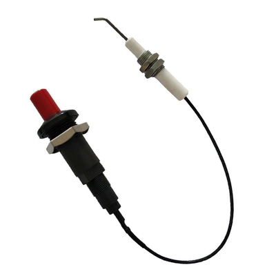 Aksesoris Pemicu Kompor Gas Push-type Ceramic Piezoelectric Igniter Dengan Universal Thread Ignition Curved Needle Spar