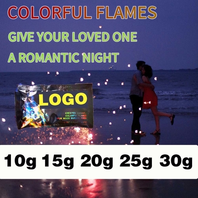 MEKER Fire Color Changing Packets Buatlah Acara Api Berwarna-warni untuk Api Kamp Anda