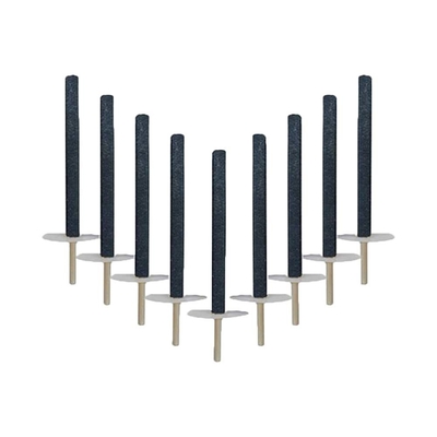 Multicolor Cotton Thread Cloth Wax Procession Torch Candle untuk membakar api unggun di luar ruangan