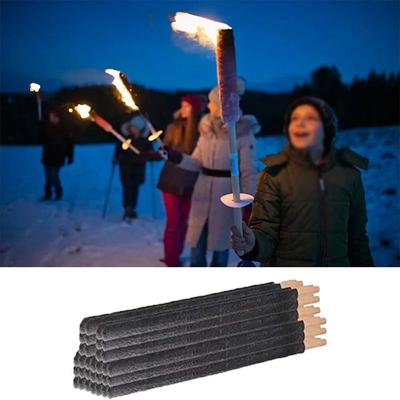 Multicolor Long Time Cotton Thread Cloth Wax Procession Torch Candle Signal Hand Untuk Burn Bonfire Outdoor
