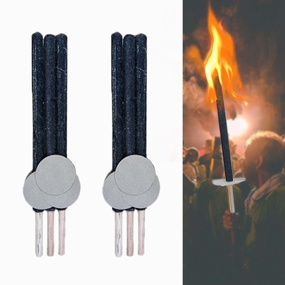 Multicolor Long Time Cotton Thread Cloth Wax Procession Torch Candle Signal Hand Untuk Burn Bonfire Outdoor