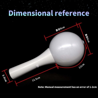 Festival LED Ball Sticks Light Up Ball Wand Untuk Perlengkapan Konser, LED Glow Flashing Stick
