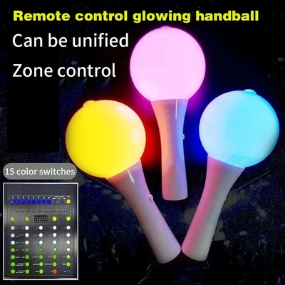 Festival LED Ball Sticks Light Up Ball Wand Untuk Perlengkapan Konser, LED Glow Flashing Stick