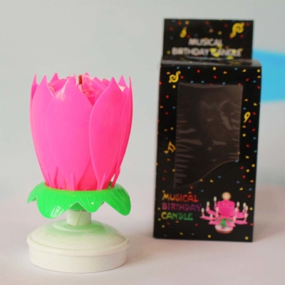 Kue Ulang Tahun Lilin Lotus Bernyanyi Kue Ulang Tahun Kembang Api Lilin Pesta Ulang Tahun Berputar Lilin Lotus