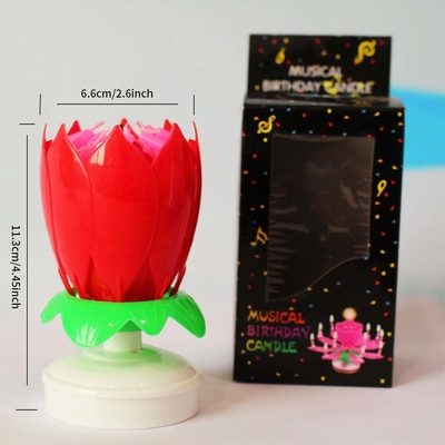 Kue Ulang Tahun Lilin Lotus Bernyanyi Kue Ulang Tahun Kembang Api Lilin Pesta Ulang Tahun Berputar Lilin Lotus
