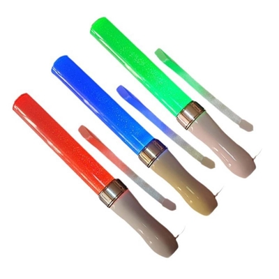 Acrylic Mini Led Stick Dengan Rotary Switch Custom Laser Logo Mini Glow Led Acrylic Stick Led Pen Light