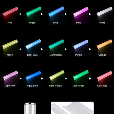 Acrylic Mini Led Stick Dengan Rotary Switch Custom Laser Logo Mini Glow Led Acrylic Stick Led Pen Light