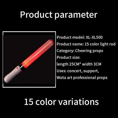 Acrylic Mini Led Stick Dengan Rotary Switch Custom Laser Logo Mini Glow Led Acrylic Stick Led Pen Light