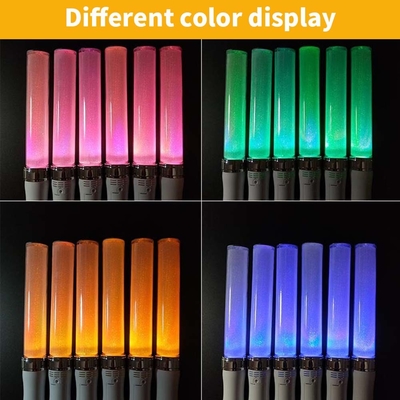 Acrylic Mini Led Stick Dengan Rotary Switch Custom Laser Logo Mini Glow Led Acrylic Stick Led Pen Light