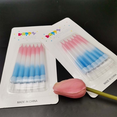 Gradient Colors Spiral Stick Lilin Kue Ulang Tahun 2 Metode Pencetakan Warna