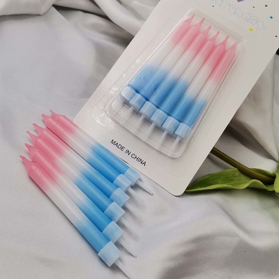 Gradient Colors Spiral Stick Lilin Kue Ulang Tahun 2 Metode Pencetakan Warna