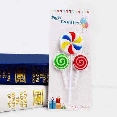 Cartoon Art Candle untuk Anak-anak Dekorasi Kue buatan tangan di Meksiko Sekitar 110g