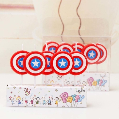 Cartoon Art Candle untuk Anak-anak Dekorasi Kue buatan tangan di Meksiko Sekitar 110g