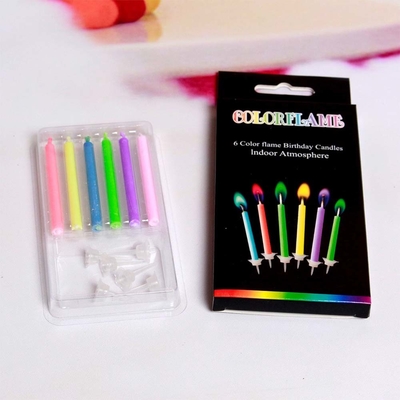 Lilin Api Pelangi Kreatif untuk Dekorasi Pesta dan Perayaan Ulang Tahun