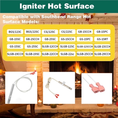 Kekuatan tinggi Keramik Heating Element Gas Heater Silicon Nitride Si3N4 Igniter Disesuaikan