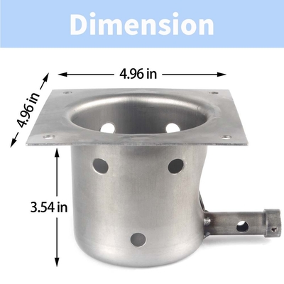 BBQ Pellet Grill Assembly Hot Rod Ignitor Dengan Sekrup Dan Fuse Pellet Grill suku cadang
